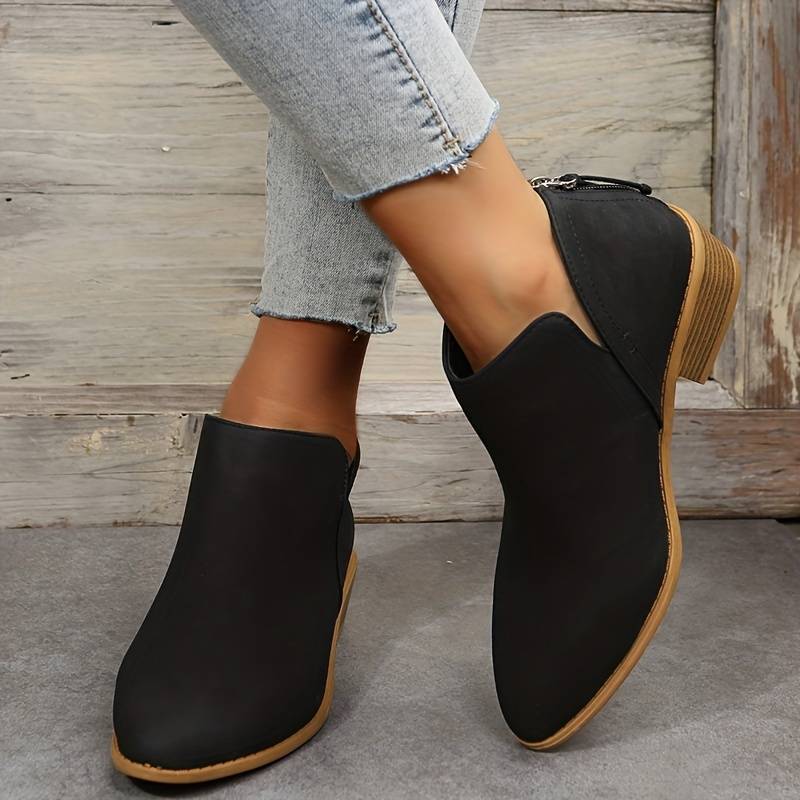 Women's Leather Boots | Elegant Everyday Comfort Boots