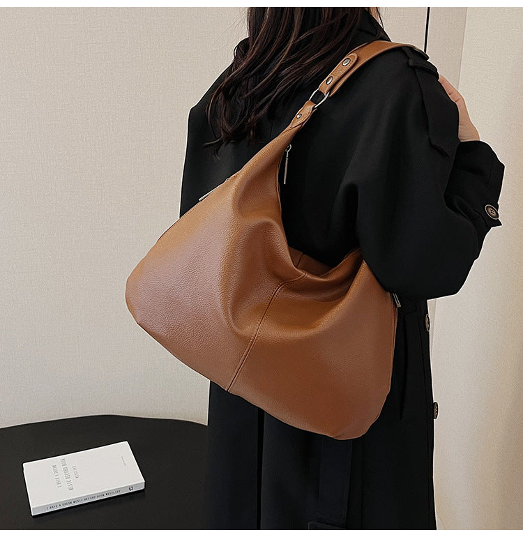 Women's Vegan Leather Shoulder Bag | Sleek Everyday Shoulder Bag
