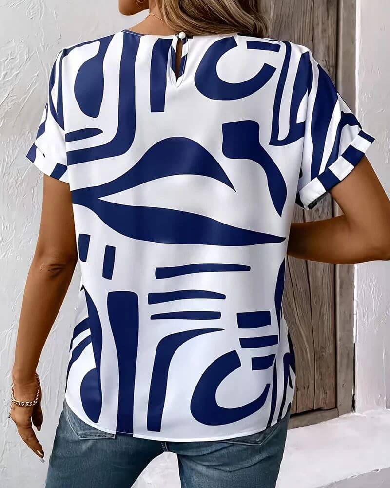 Women's Summer Blouse | Chic Lightweight White Blouse