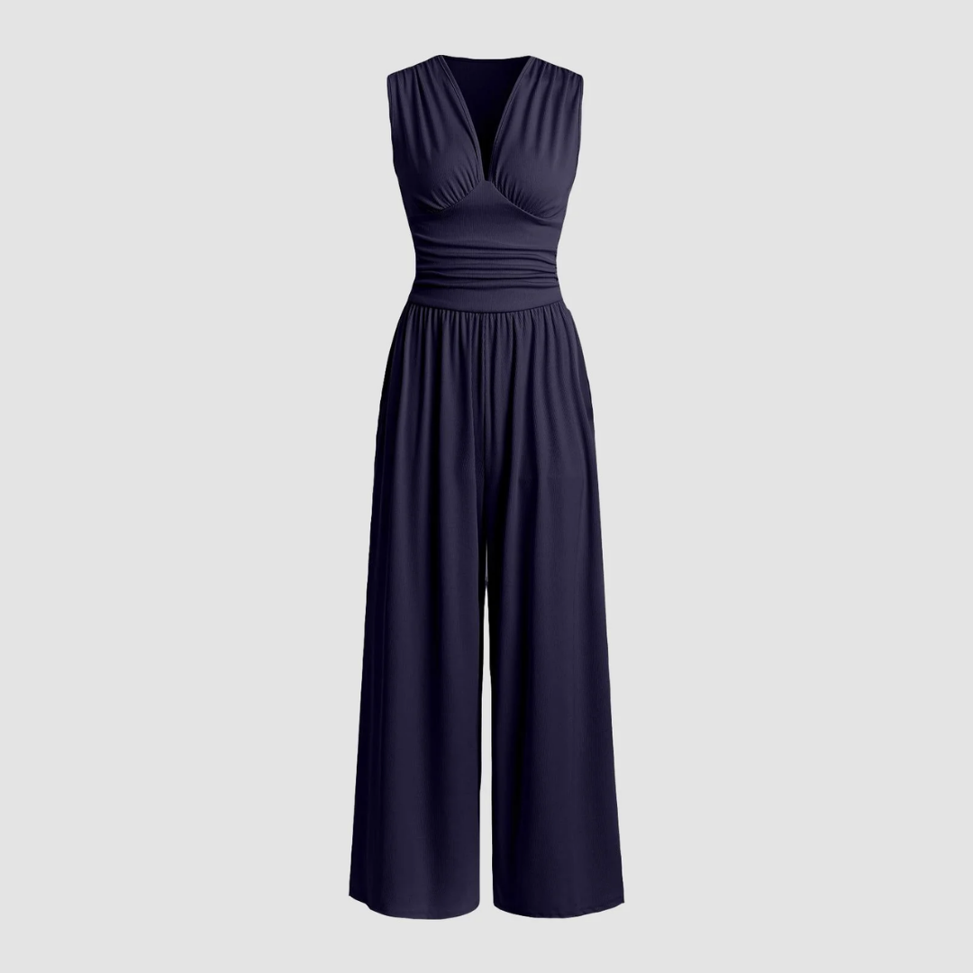 Jumpsuit | Wide Leg Sleeveless Elegant Design