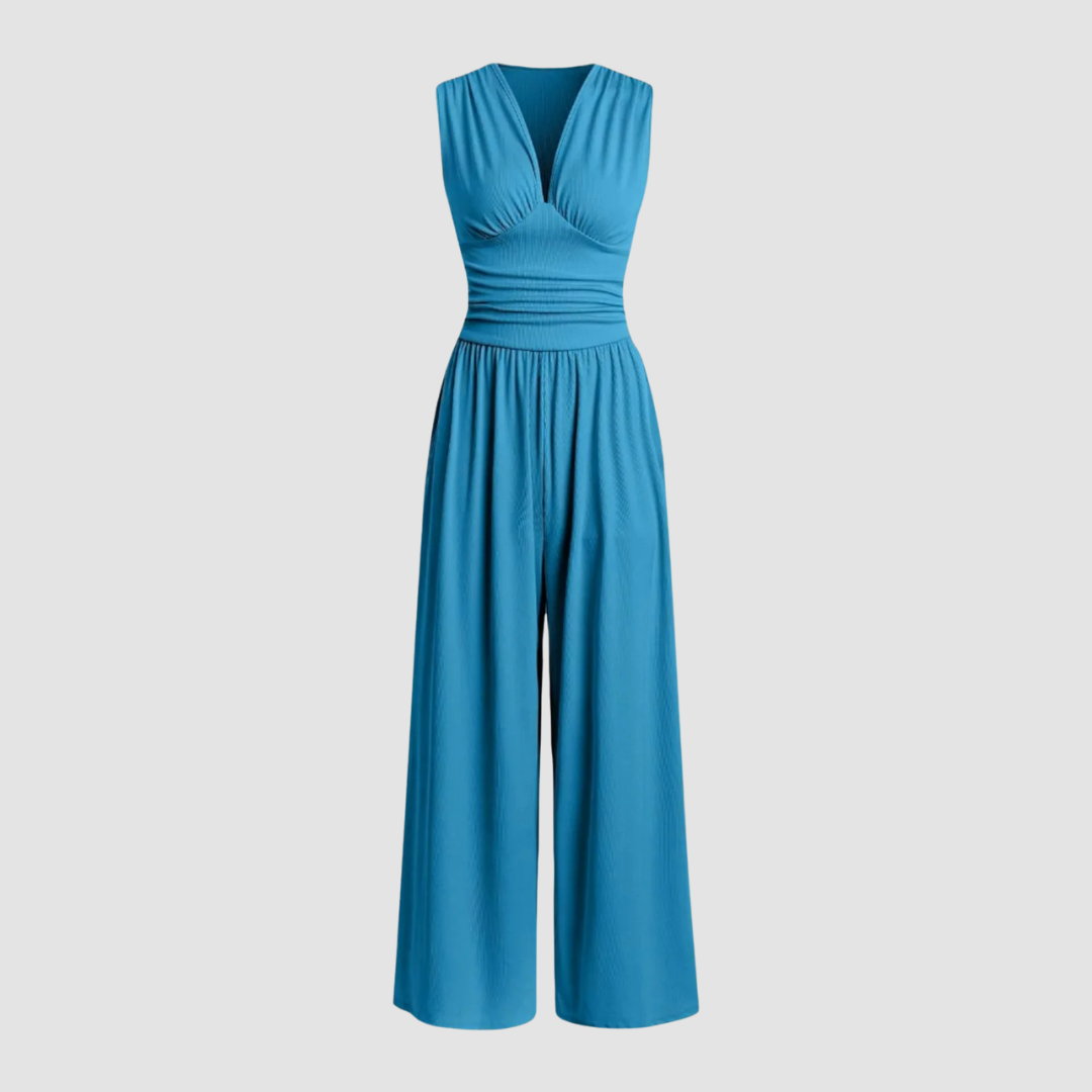 Jumpsuit | Wide Leg Sleeveless Elegant Design