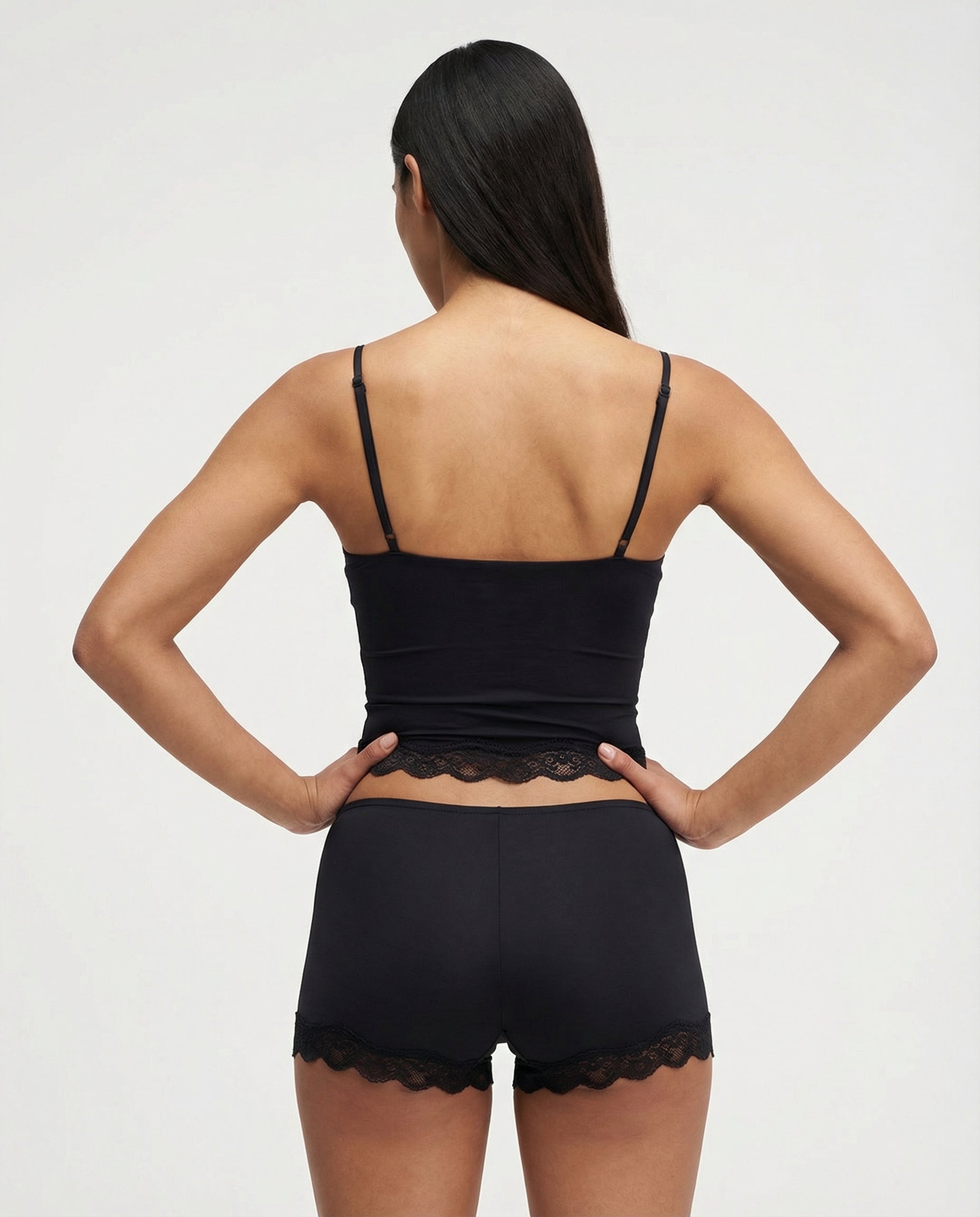 Loungewear Set | Elegant Lace Cami and Shorts | Soft and Comfortable Matching Lounge Set