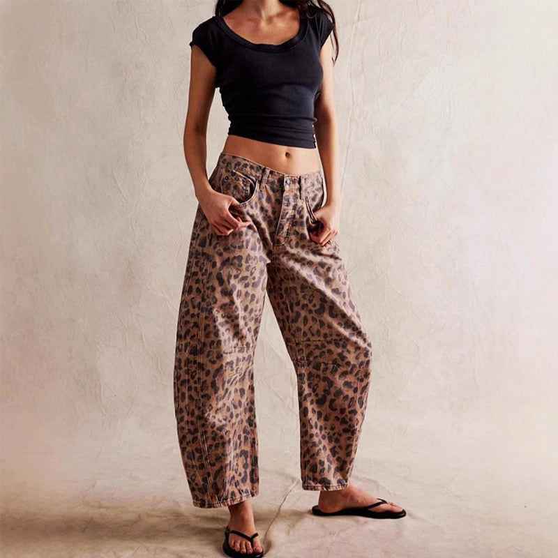 Pants | Loose Fit Straight-Leg Trousers | Comfortable Casual Wear