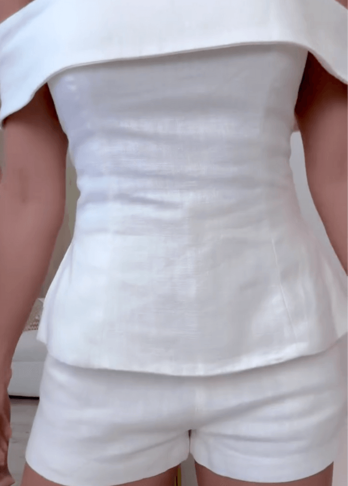 Two Piece Set | Elegant Off-Shoulder Summer Outfit
