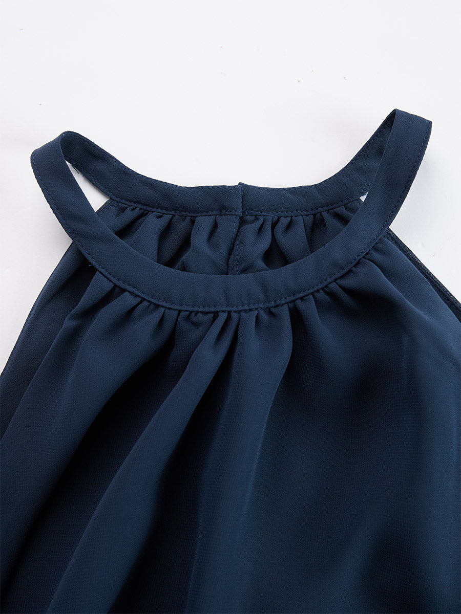Outfit Two Piece Set with Flowing Wide Leg Pants | Elegant Look for Warm Weather