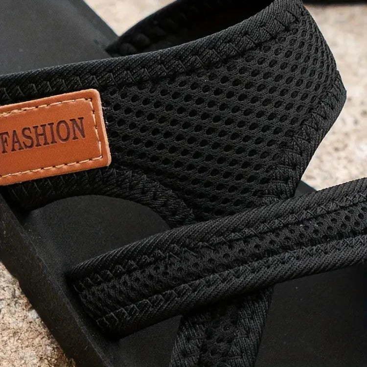 Women's Mesh Cross-Strap Flat Sandals | Breathable Comfortable Summer Sandals