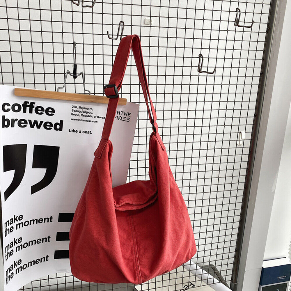 Women's Canvas Shoulder Bag | Oversized Stylish Everyday Tote