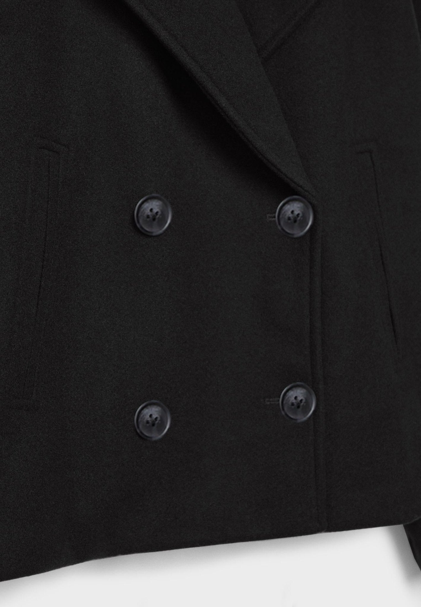 Women's Cropped Tailored Blazer | Double-Breasted Fitted Suit Jacket