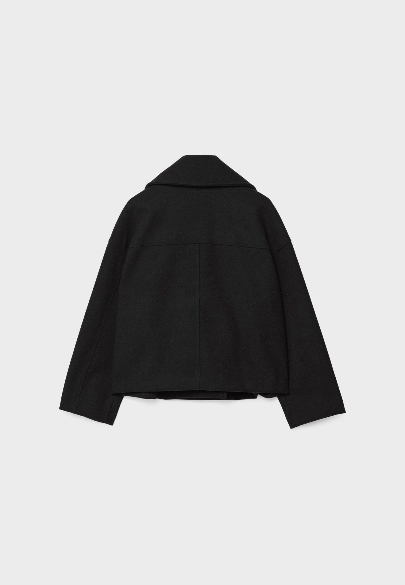 Women's Cropped Tailored Blazer | Double-Breasted Fitted Suit Jacket