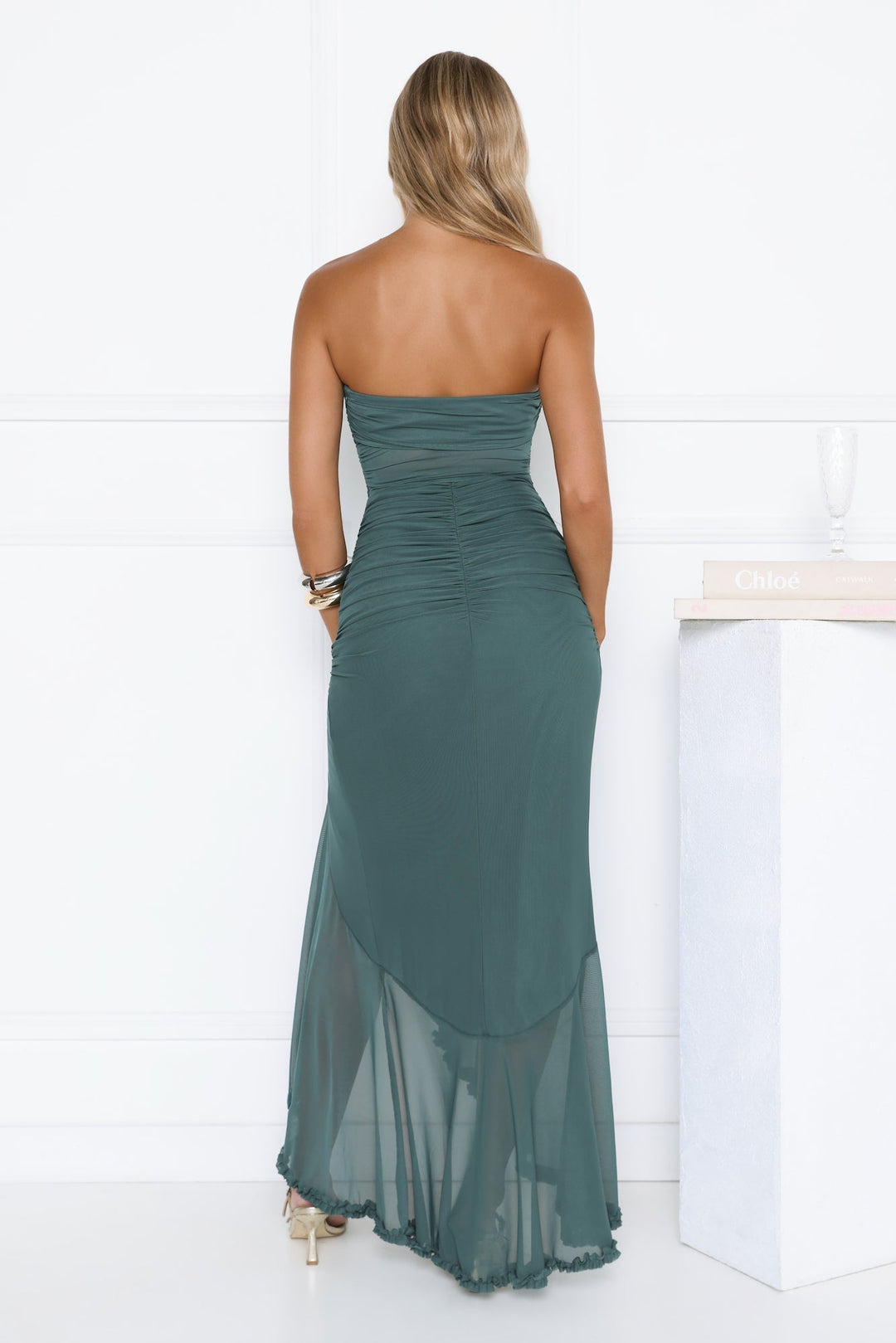 Spark Soirée Maxi Dress Teal