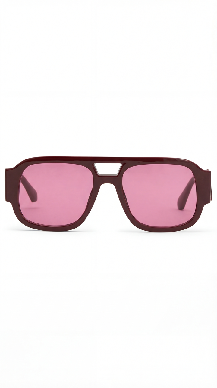 Oversized Tinted Lens Sunglasses