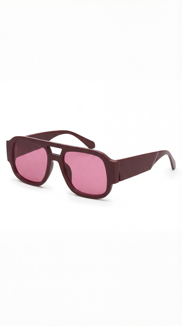 Oversized Tinted Lens Sunglasses