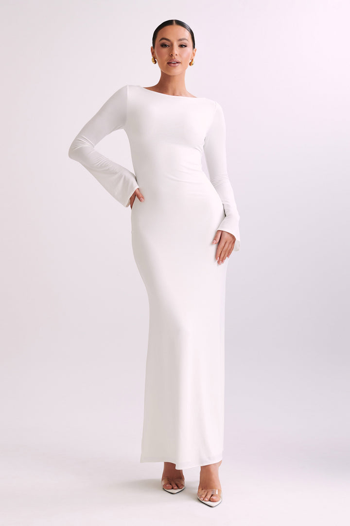 Tarna Slinky Fishtail Maxi Dress