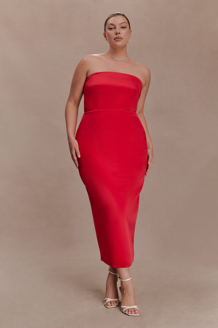 Ophelia Satin Maxi Dress