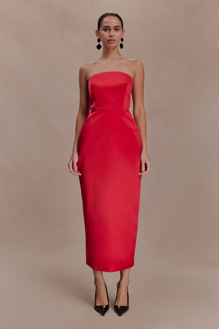 Ophelia Satin Maxi Dress