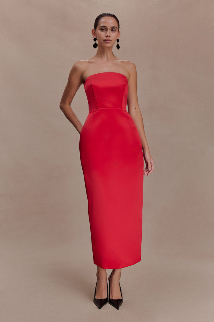 Ophelia Satin Maxi Dress