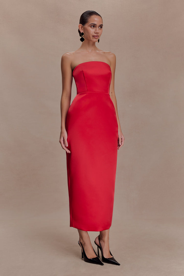 Ophelia Satin Maxi Dress