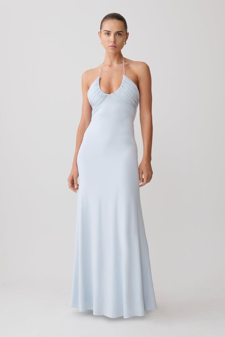 Maely Gathered Maxi Dress