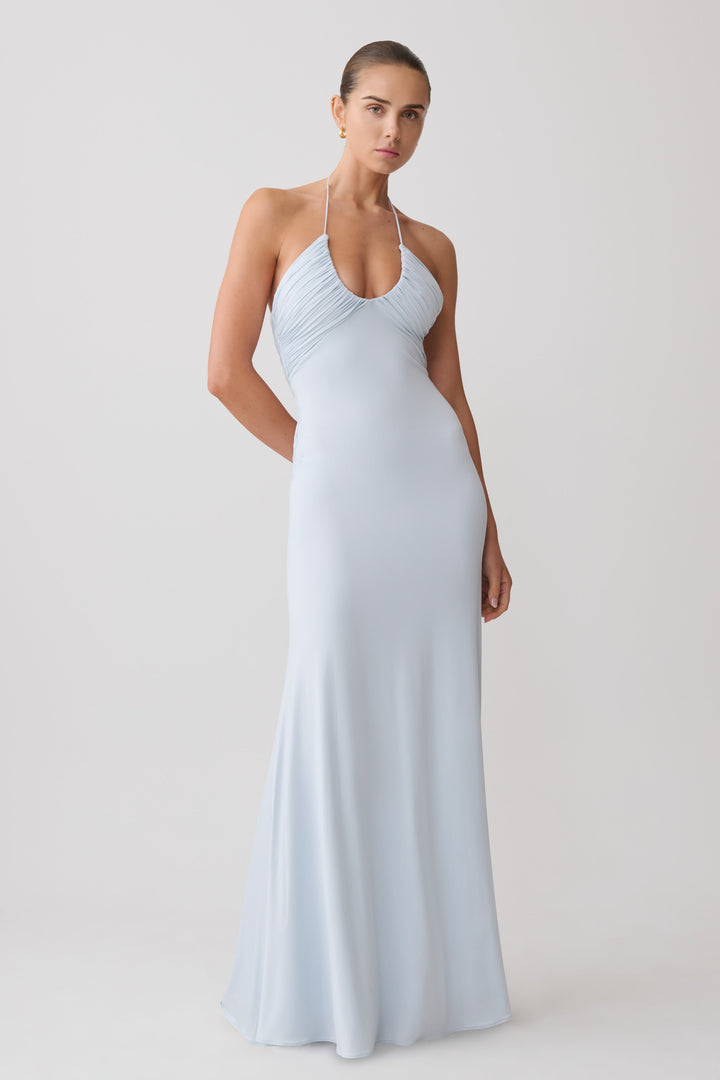 Maely Gathered Maxi Dress
