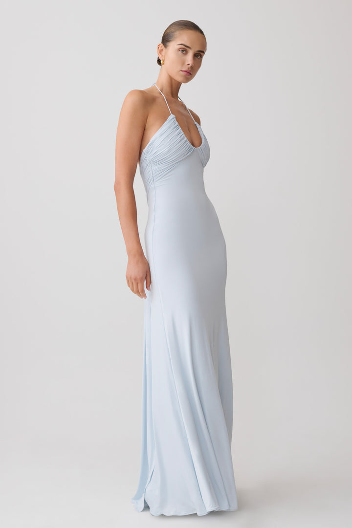 Maely Gathered Maxi Dress