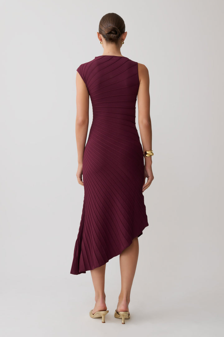 Milasandra Pleated Midi Dress