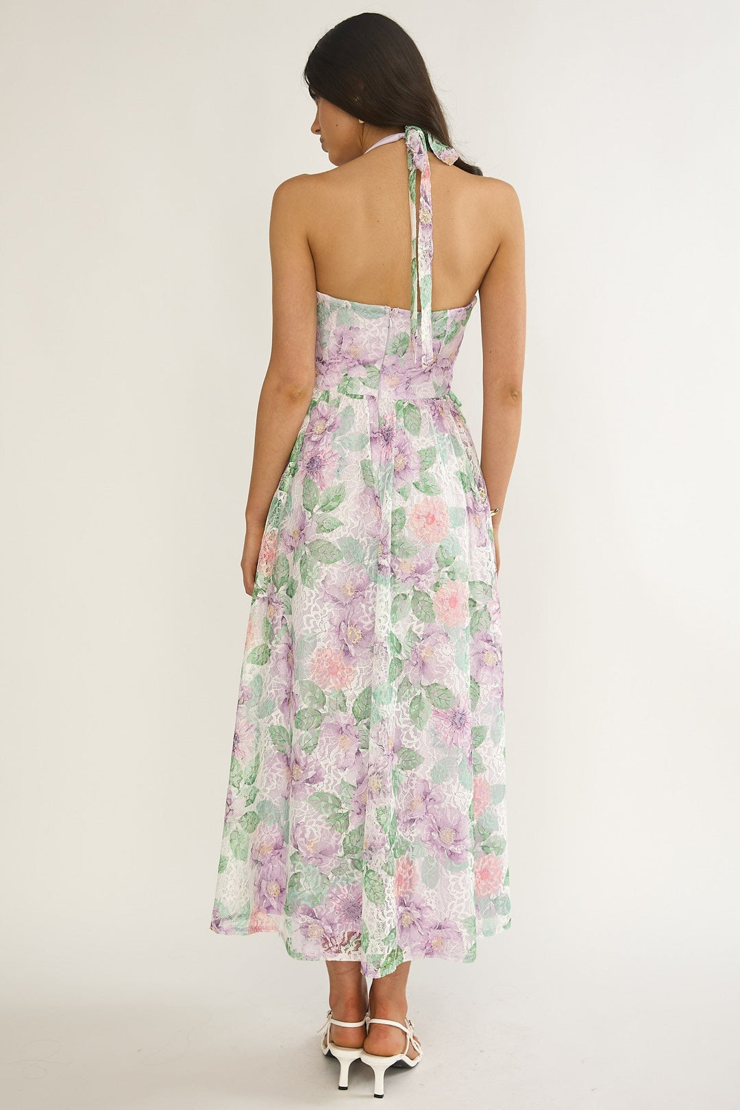 Florent Lace Maxi Dress Purple