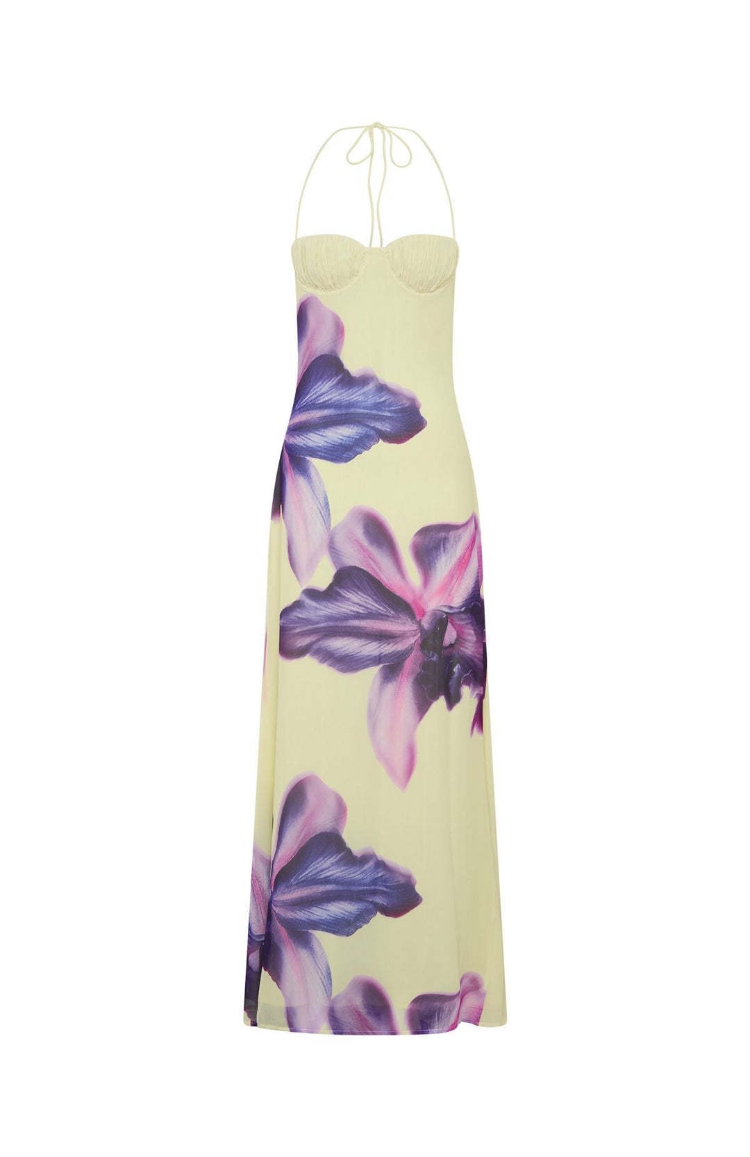 Amethyst Petal Maxi Dress