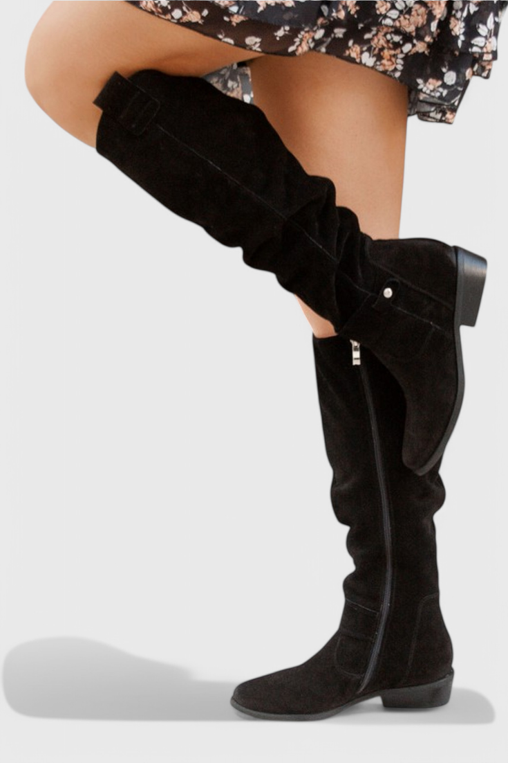 Women's Retro High Boots | Timeless Elegant Tall Boots