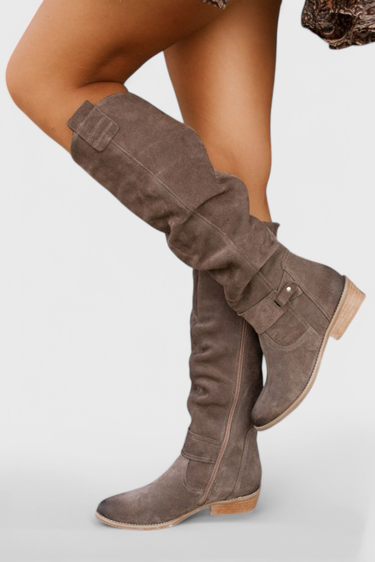 Women's Retro High Boots | Timeless Elegant Tall Boots
