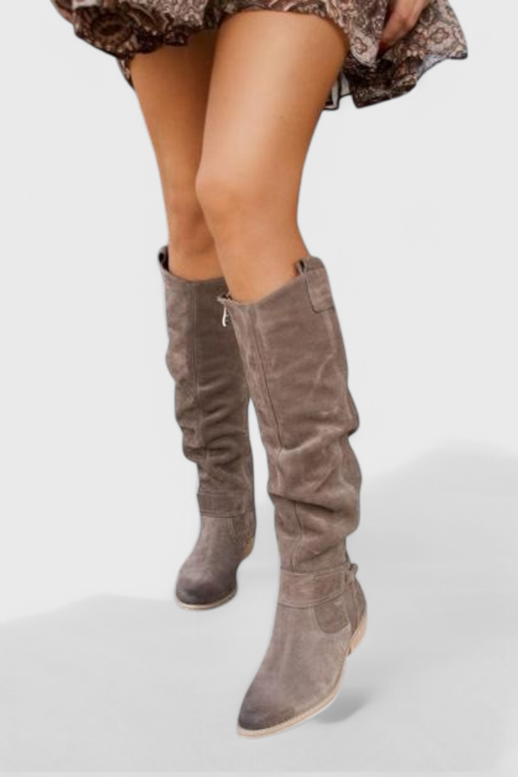 Women's Retro High Boots | Timeless Elegant Tall Boots
