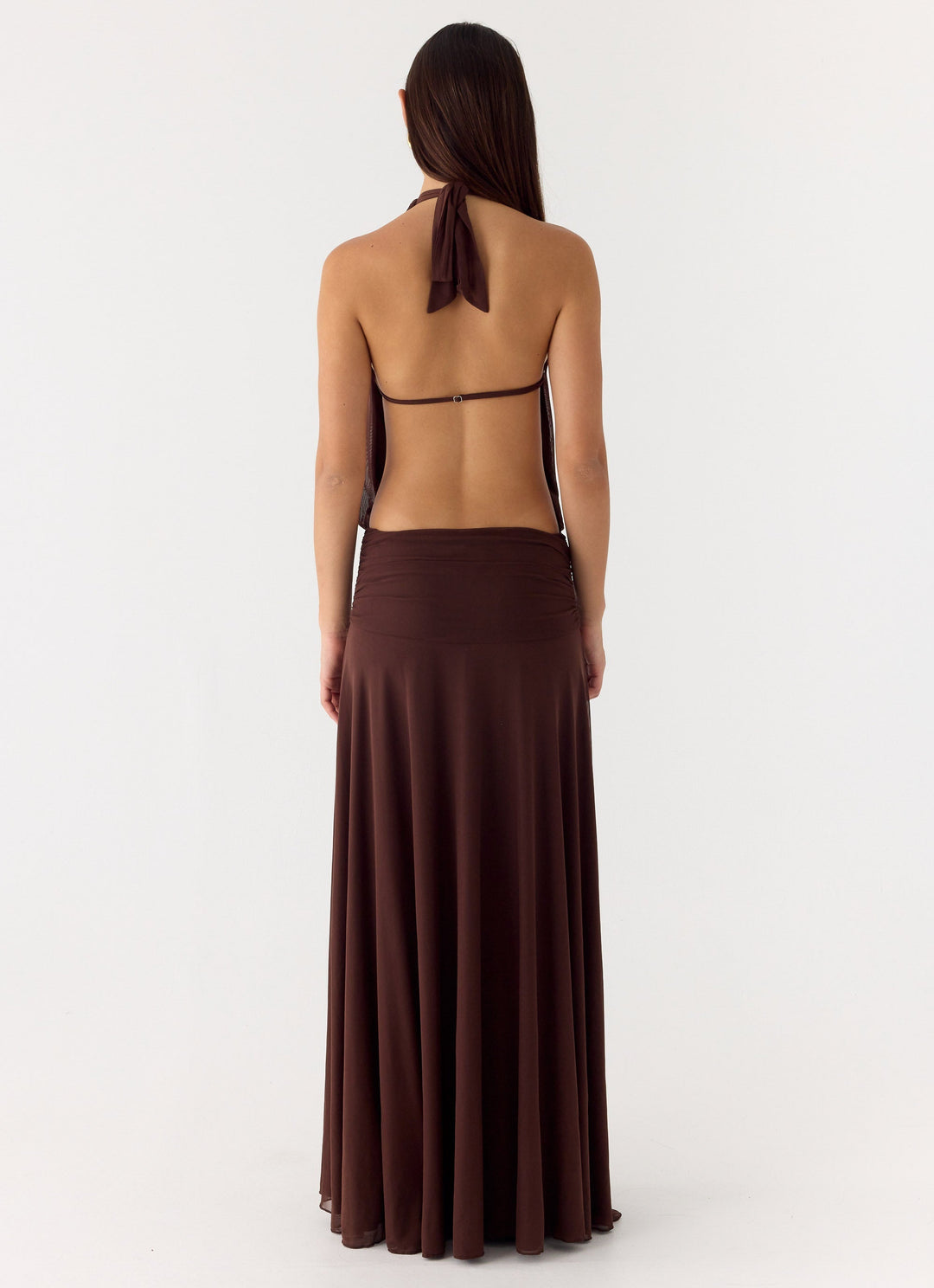 All This Aura Maxi Dress Chocolate