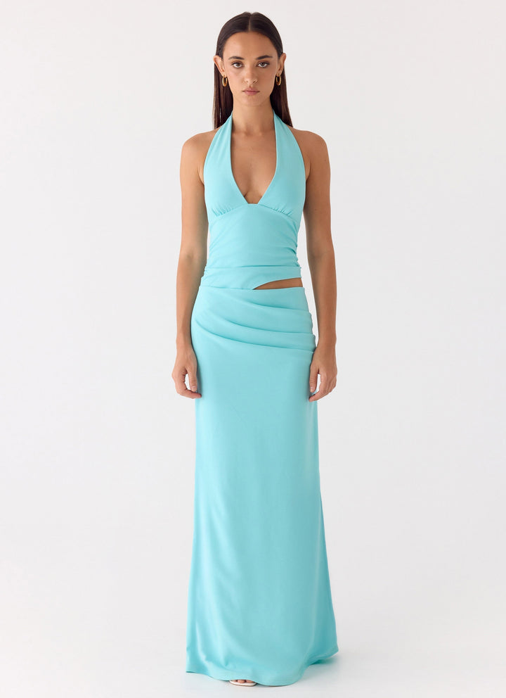 Almost Love Maxi Dress Aqua