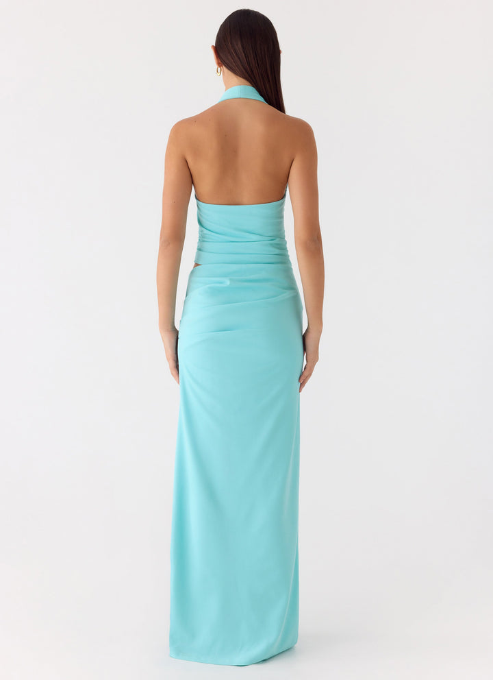 Almost Love Maxi Dress Aqua