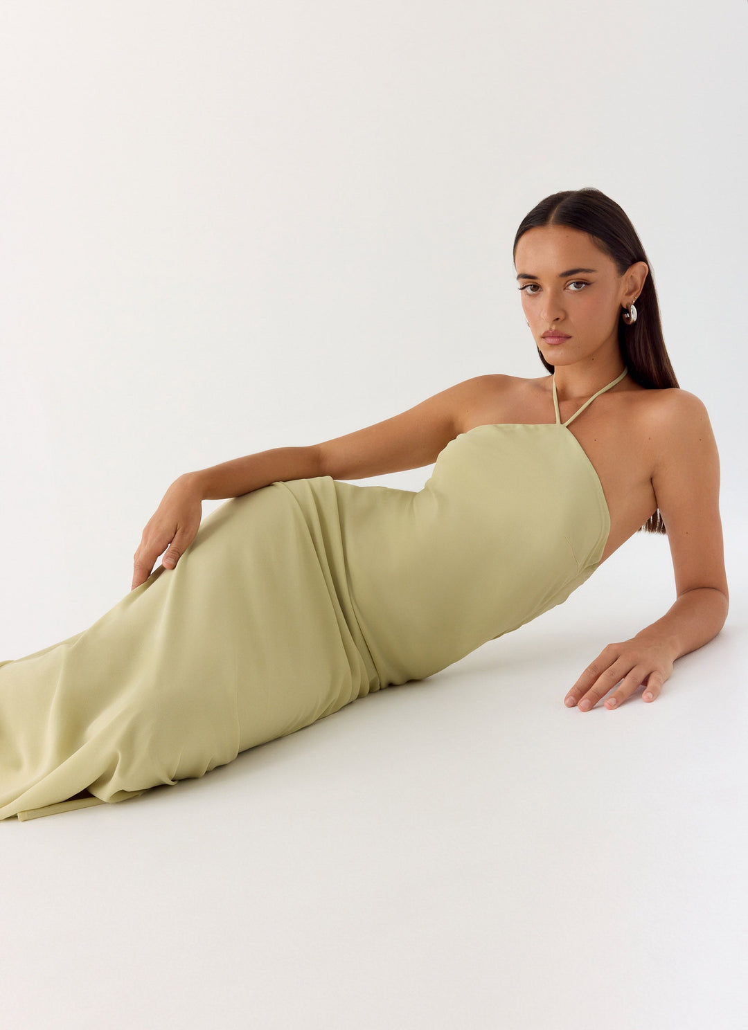 Anouk Halter Maxi Dress Sage