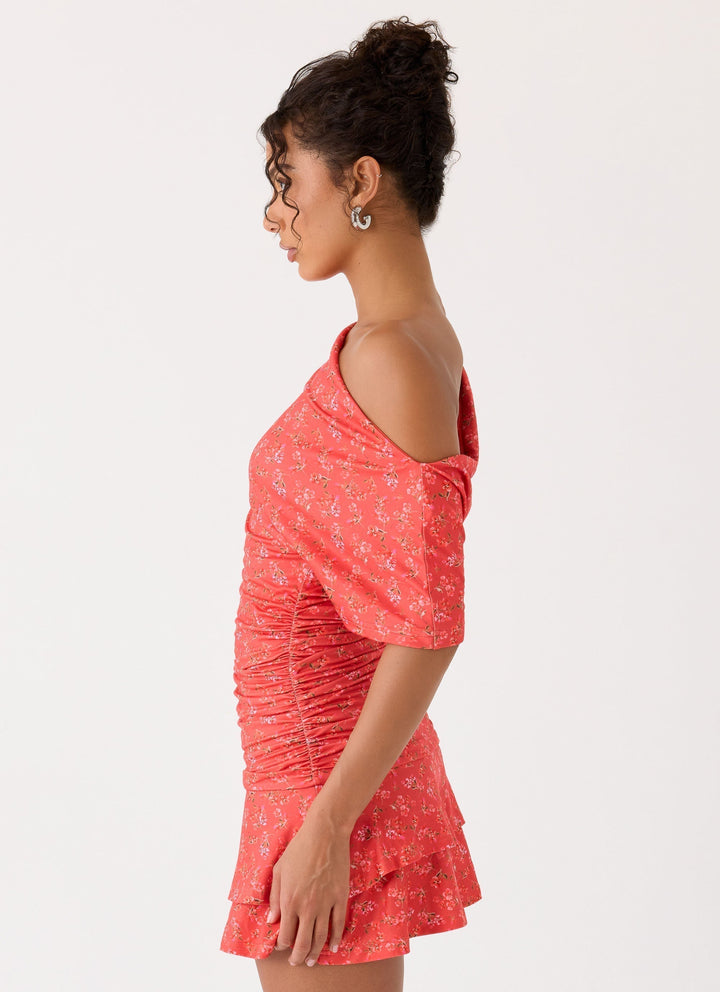 Antonie Mini Dress Red