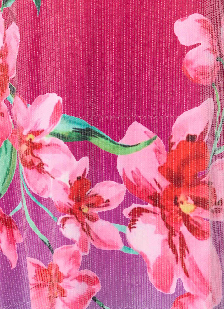 Ariaz Sequin Maxi Dress Pink