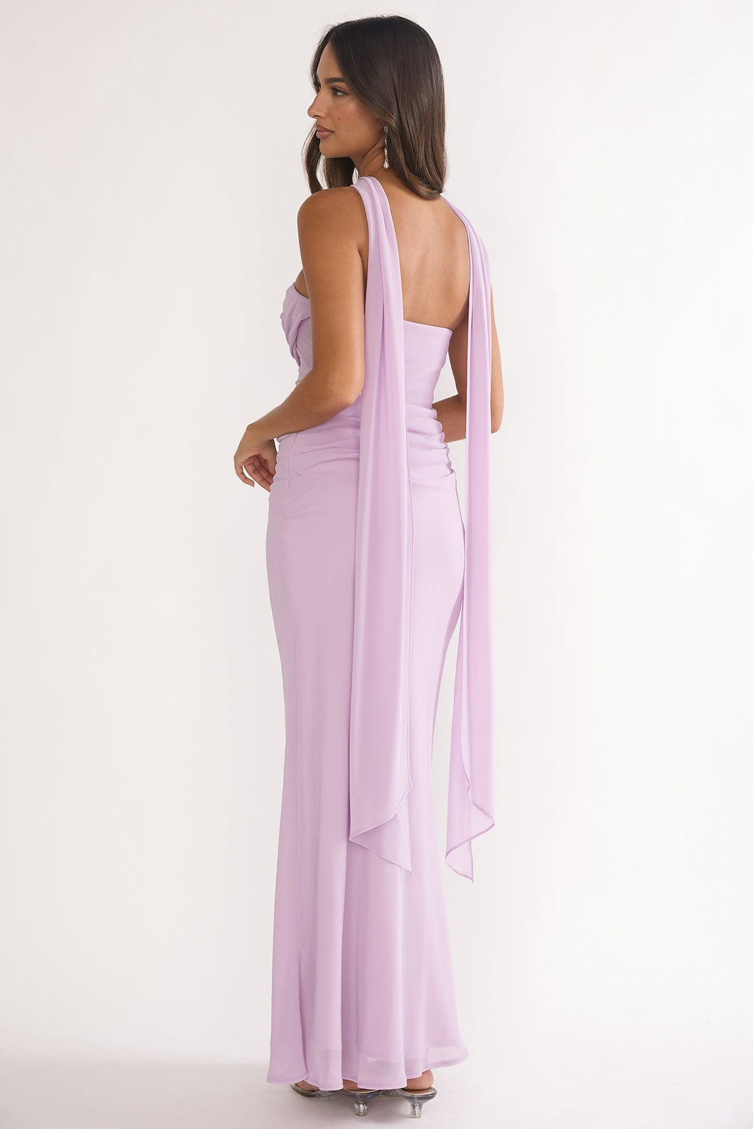 Unforgettable Strapless Maxi Dress Purple