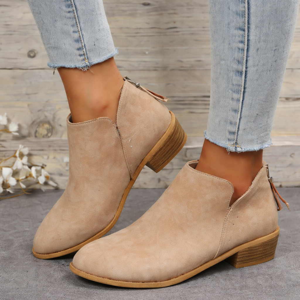 Women's Leather Boots | Elegant Everyday Comfort Boots