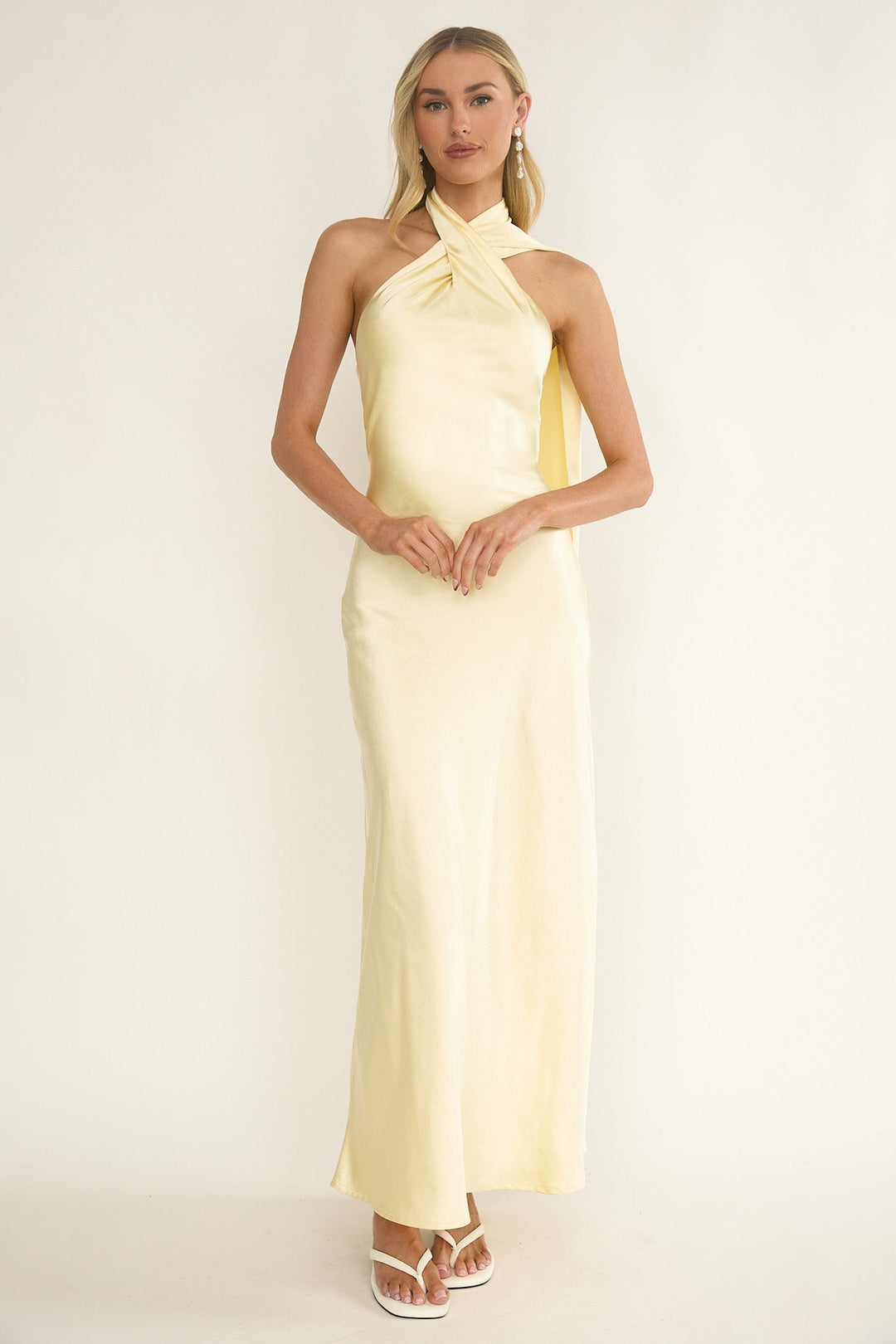 Alvara Halter Maxi Dress Butter