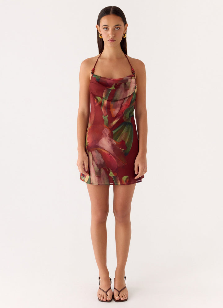Camilla Cowl Mini Dress Cuba