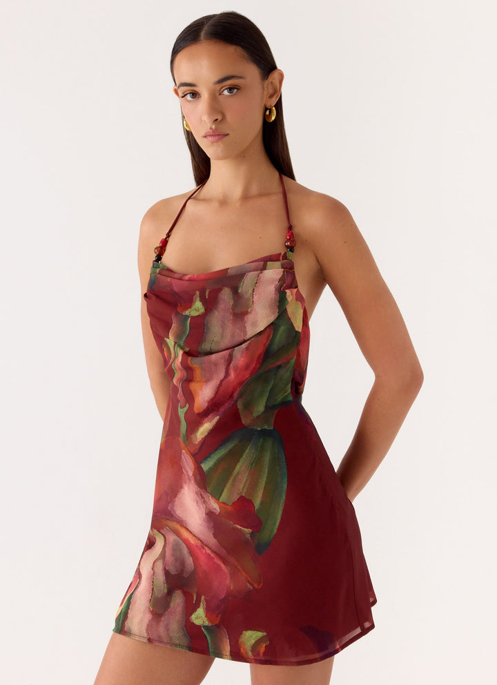 Camilla Cowl Mini Dress Cuba