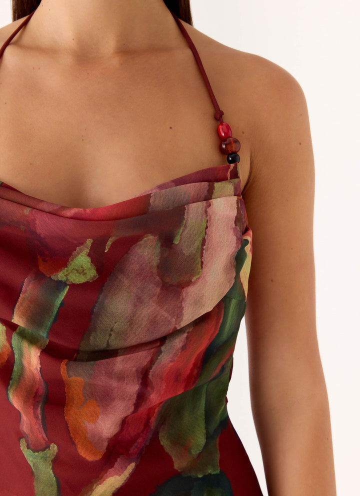 Camilla Cowl Mini Dress Cuba