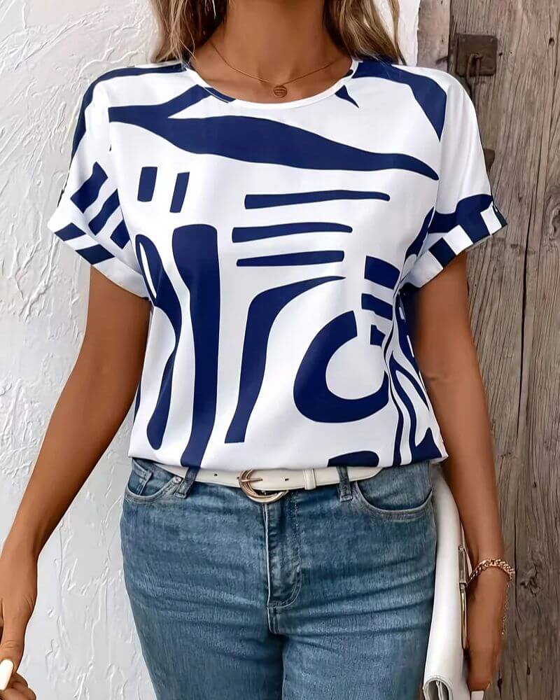 Women's Summer Blouse | Chic Lightweight White Blouse