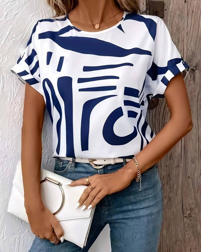 Women's Summer Blouse | Chic Lightweight White Blouse