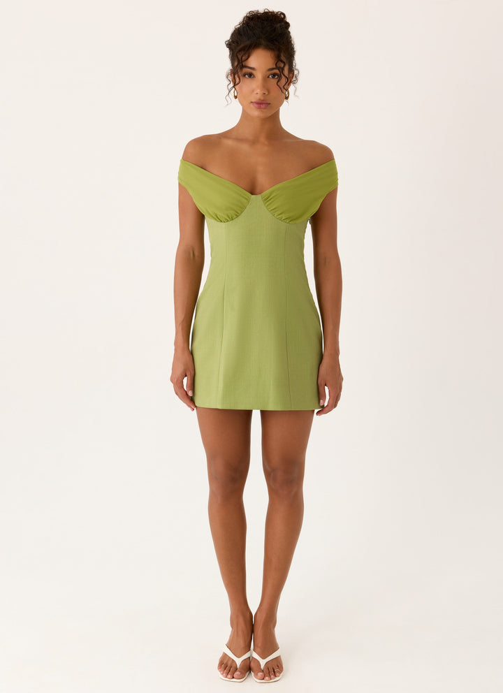 Caterina Mini Dress Green