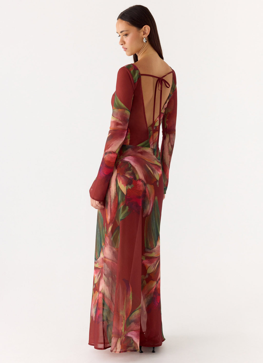 Charmayne Chiffon Maxi Dress Cuba