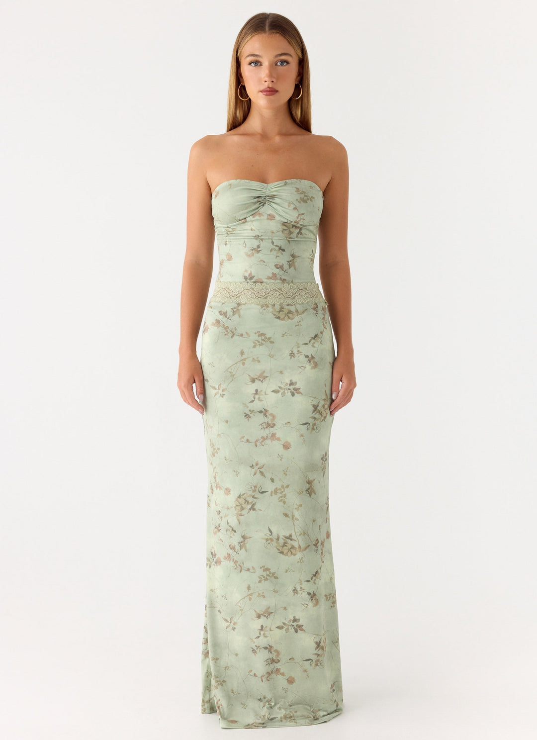 Come Through Maxi Dress Wispy Fern