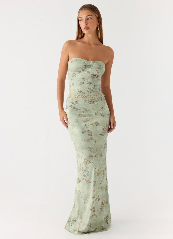 Come Through Maxi Dress Wispy Fern