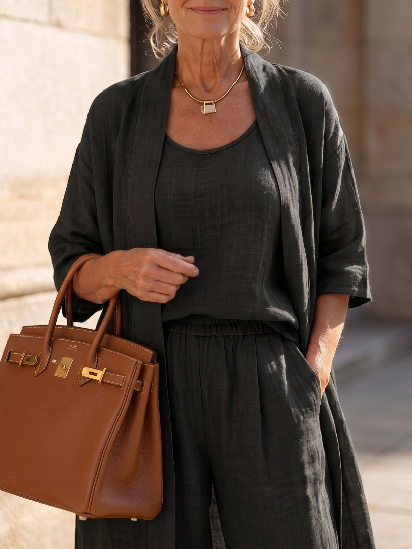 Coordinated Outfit | Relaxed 3-Piece Matching Set for Effortless Style