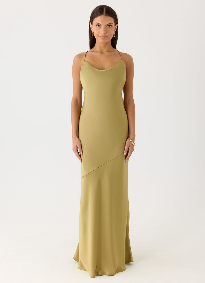 Darius Maxi Dress Olive